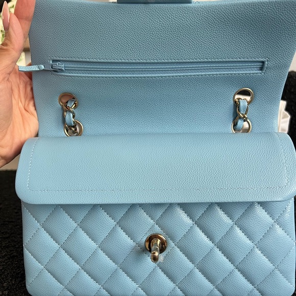 COPY - Chanel small classic in blue - Picture 4 of 8